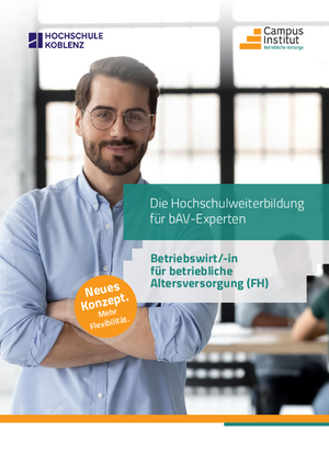 Broschüre Betriebswirt/-in bAV (FH)