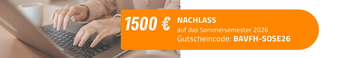 Betriebswirt bAV (FH) - Nachlass für Sommersemester 2026