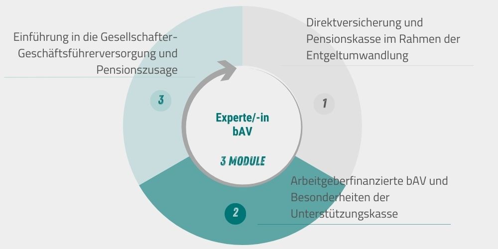 Experte betriebliche Altersversorgung -  Modulübersicht